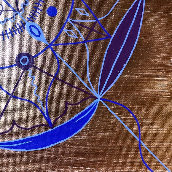 Handmade Acrylic Mandala Painting